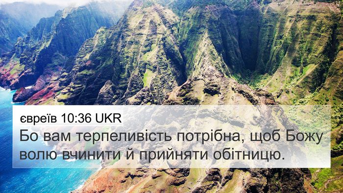 євреїв 10:36 UKR Bible Verse Image