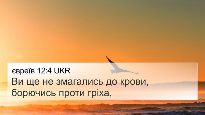 євреїв 12:4 UKR Bible Verse Image