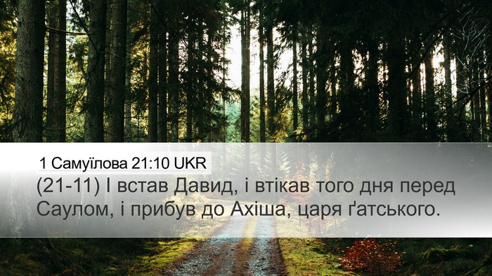 1 Самуїлова 21:10 UKR Bible Verse Image