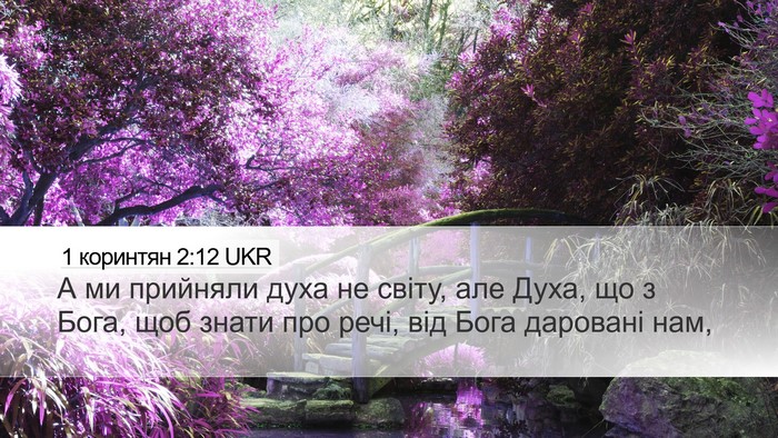 1 коринтян 2:12 UKR Bible Verse Image