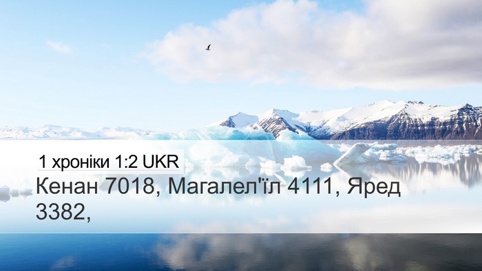 1 хроніки 1:2 UKR Desktop Wallpaper - Кенан 7018, Магалел'їл 4111, - Desktop Bible Verse Wallpaper