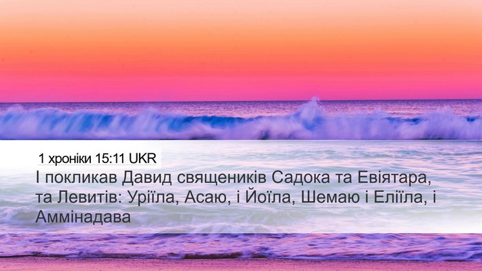 1 хроніки 15:11 UKR Bible Verse Image