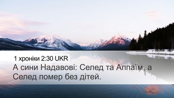 1 хроніки 2:30 UKR Desktop Wallpaper - А сини Надавові: Селед та - Desktop Bible Verse Wallpaper