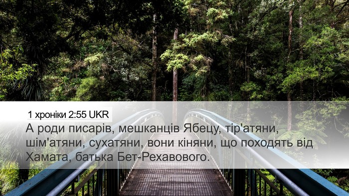 1 хроніки 2:55 UKR Bible Verse Image