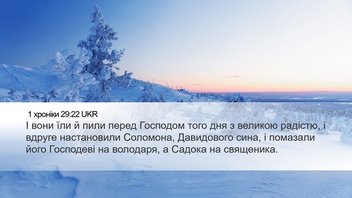 1 хроніки 29:22 UKR Bible Verse Image