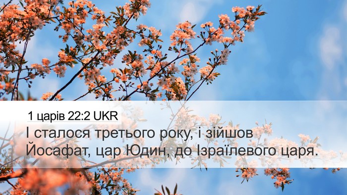1 царів 22:2 UKR Bible Verse Image