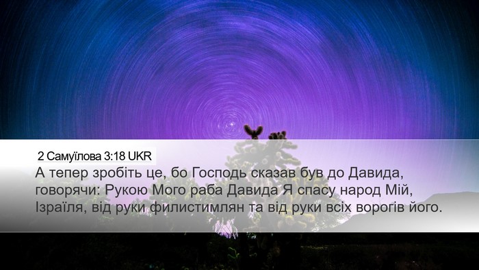 2 Самуїлова 3:18 UKR Bible Verse Image