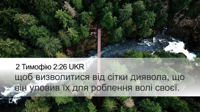 2 Тимофію 2:26 UKR Bible Verse Image