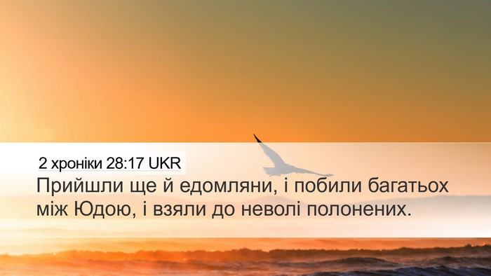 2 хроніки 28:17 UKR Bible Verse Image