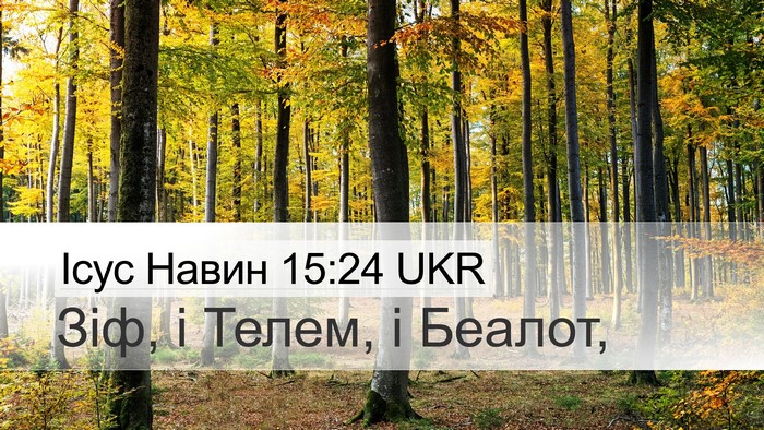 Ісус Навин 15:24 UKR Bible Verse Image