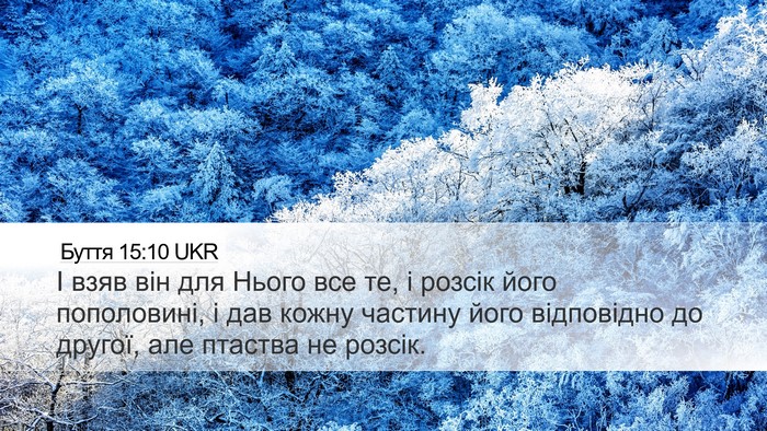 Буття 15:10 UKR Bible Verse Image