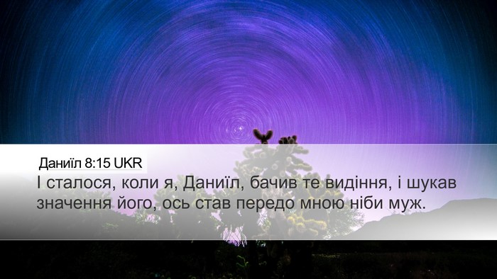 Даниїл 8:15 UKR Bible Verse Image