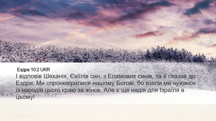 Ездра 10:2 UKR Bible Verse Image
