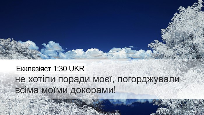 Екклезіяст 1:30 UKR Bible Verse Image