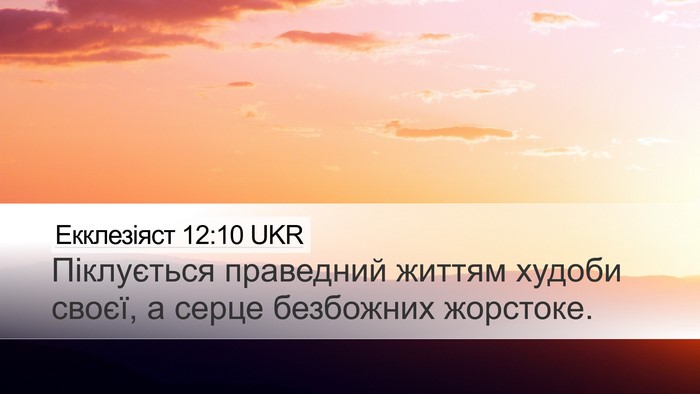 Екклезіяст 12:10 UKR Bible Verse Image