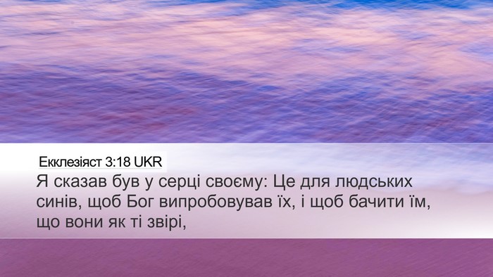 Екклезіяст 3:18 UKR Bible Verse Image