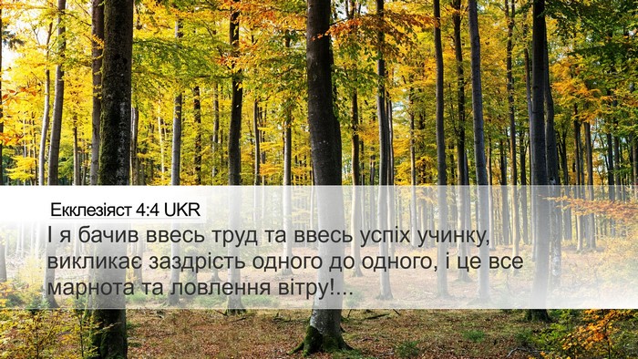 Екклезіяст 4:4 UKR Bible Verse Image