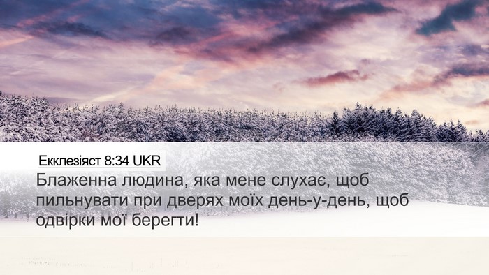 Екклезіяст 8:34 UKR Bible Verse Image