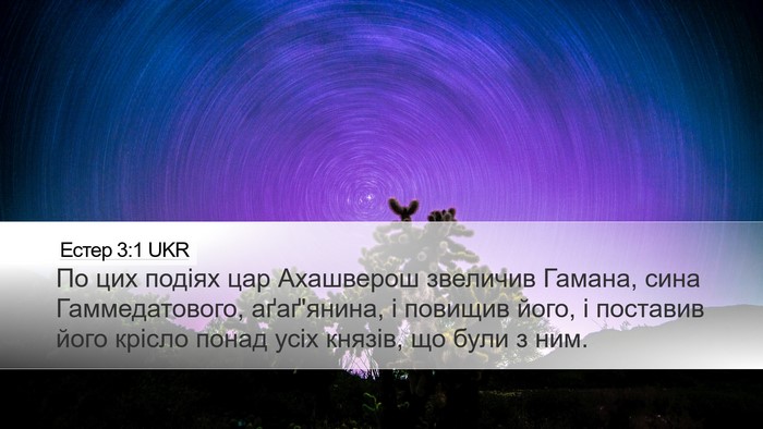 Естер 3:1 UKR Bible Verse Image