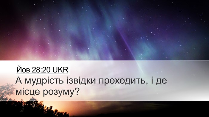 Йов 28:20 UKR Bible Verse Image