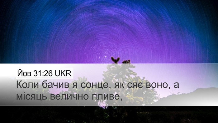 Йов 31:26 UKR Bible Verse Image