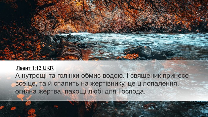 Левит 1:13 UKR Bible Verse Image