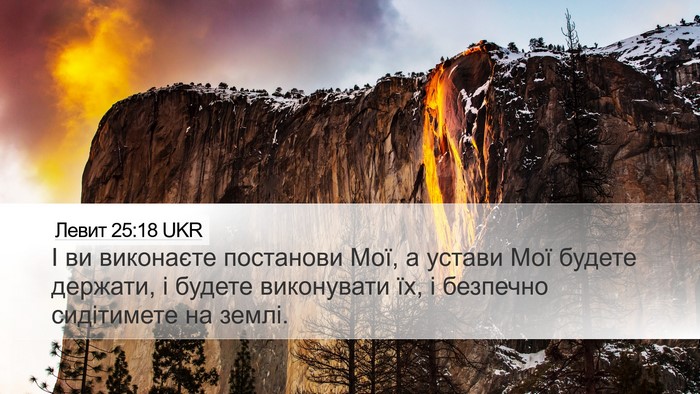 Левит 25:18 UKR Bible Verse Image