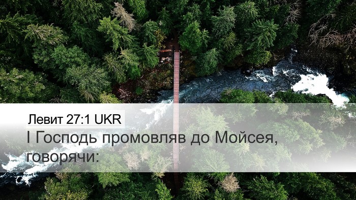 Левит 27:1 UKR Desktop Wallpaper - І Господь промовляв до - Desktop Bible Verse Wallpaper