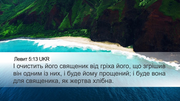 Левит 5:13 UKR Bible Verse Image