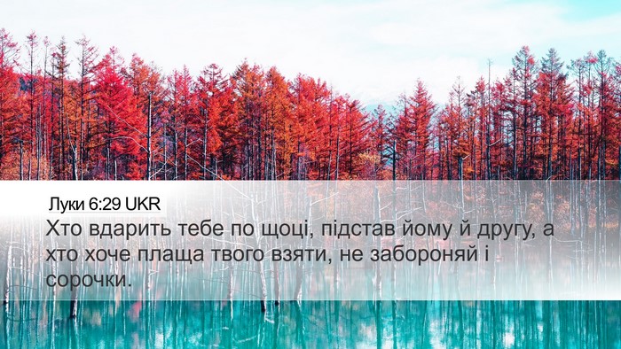 Луки 6:29 UKR Bible Verse Image