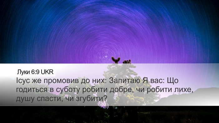 Луки 6:9 UKR Bible Verse Image