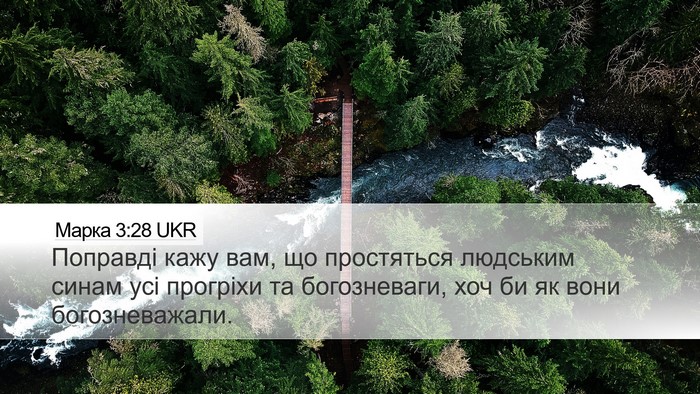 Марка 3:28 UKR Bible Verse Image