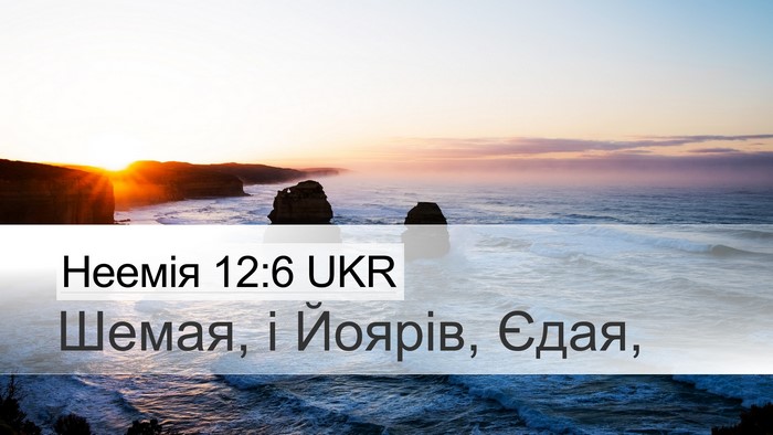 Неемія 12:6 UKR Bible Verse Image