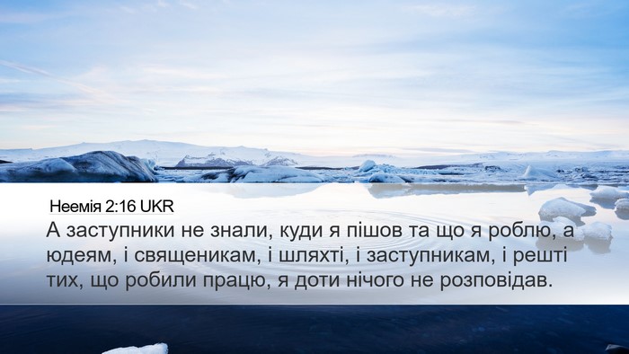 Неемія 2:16 UKR Bible Verse Image