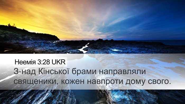 Неемія 3:28 UKR Bible Verse Image