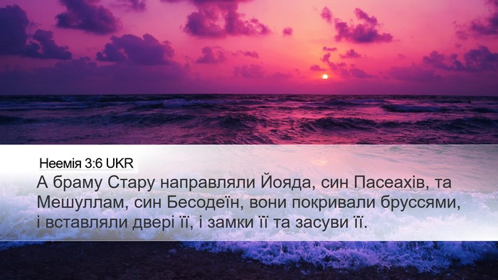 Неемія 3:6 UKR Bible Verse Image