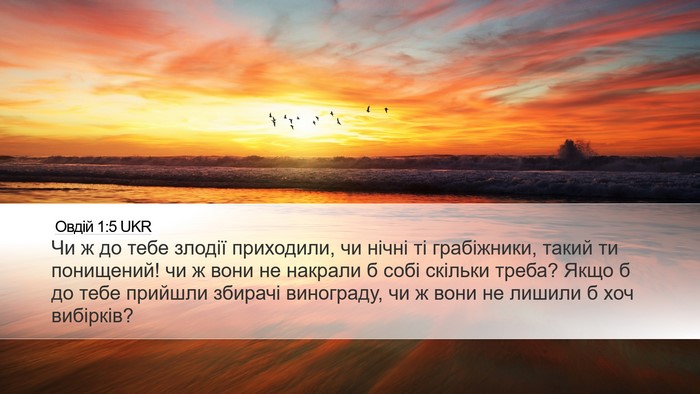Овдій 1:5 UKR Bible Verse Image