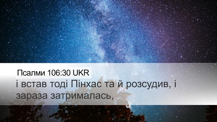 Псалми 106:30 UKR Bible Verse Image