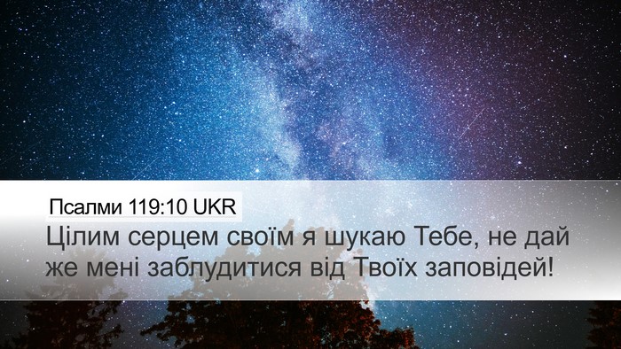 Псалми 119:10 UKR Bible Verse Image