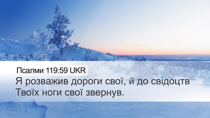 Псалми 119:59 UKR Bible Verse Image