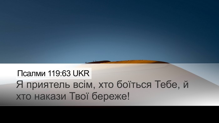 Псалми 119:63 UKR Bible Verse Image