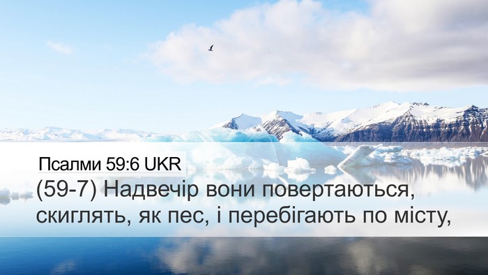Псалми 59:6 UKR Bible Verse Image