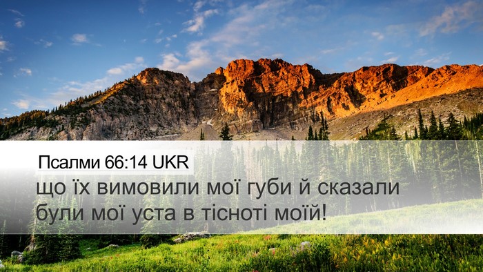 Псалми 66:14 UKR Bible Verse Image