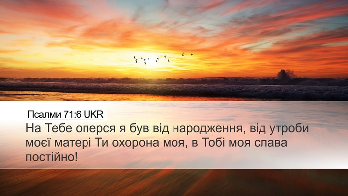 Псалми 71:6 UKR Bible Verse Image