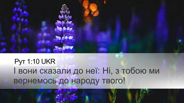 Рут 1:10 UKR Bible Verse Image