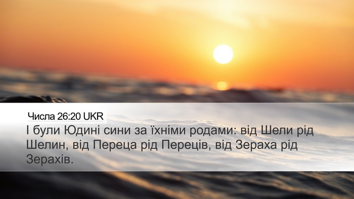 Числа 26:20 UKR Bible Verse Image