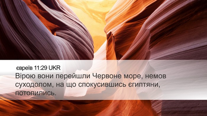 євреїв 11:29 UKR Bible Verse Image