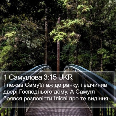 1 Самуїлова 3:15 UKR Bible Verse Image