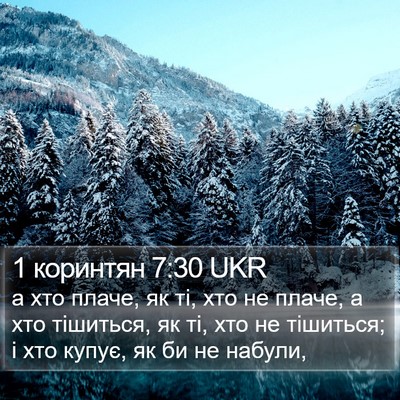 1 коринтян 7:30 UKR Bible Verse Image