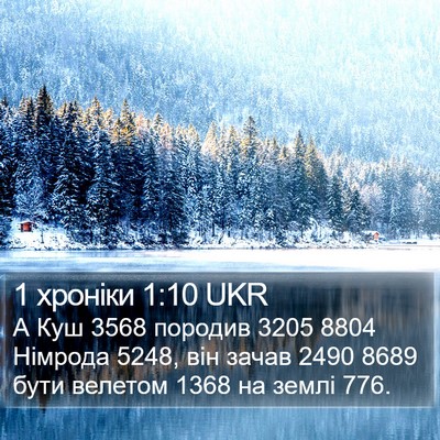 1 хроніки 1:10 UKR Bible Verse Image
